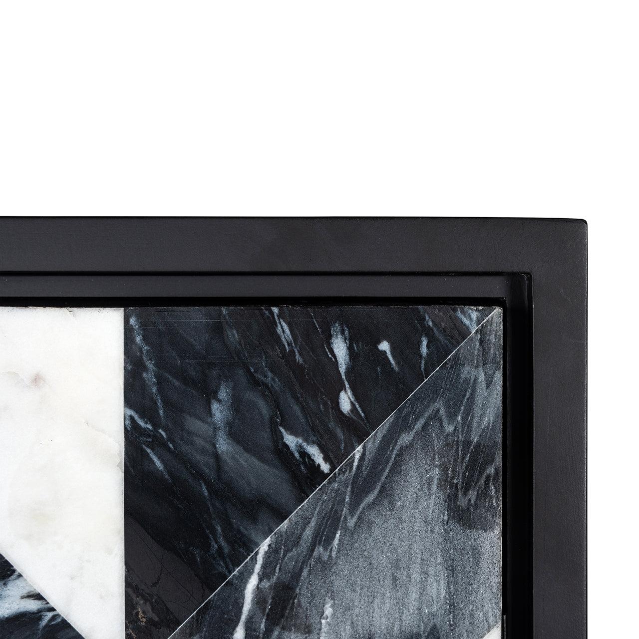Rostelli 2 Door Mango Wood Cabinet with Black Iron Frame by Richmond Interiors - Maison Rêves UK