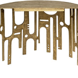 Savage Brutalist Bronze Console Table