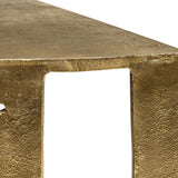 Savage Brutalist Bronze Console Table