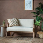 Serenara 2 Seater Sofa Natural Linen - Maison Rêves UK