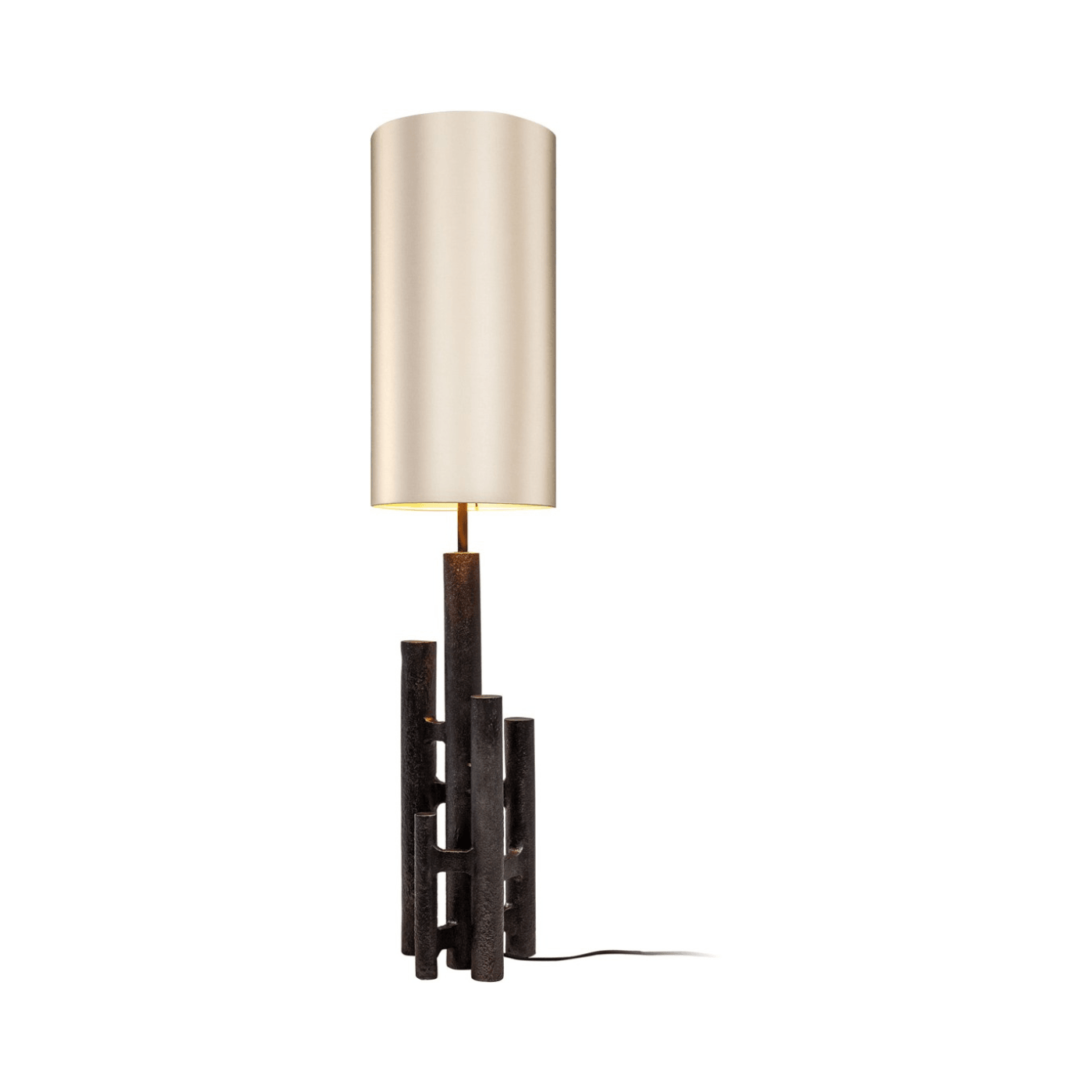 Shad Black Antique High Floor Lamp - Maison Rêves UK