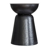 Shadewick Black Iron Side Table - Maison Rêves UK