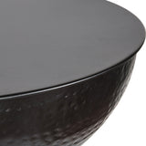 Shadewick Black Iron Side Table - Maison Rêves UK