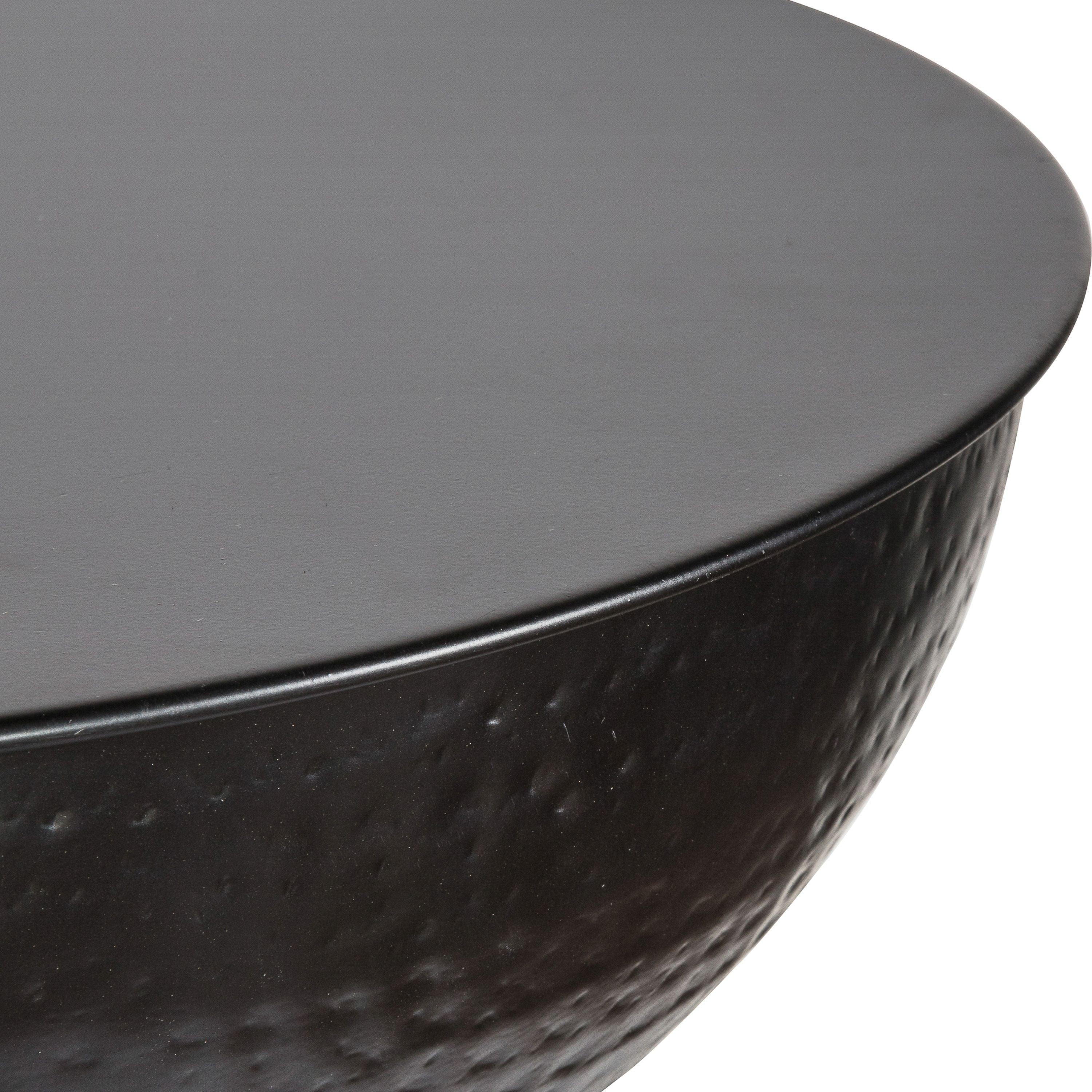 Shadewick Black Iron Side Table - Maison Rêves UK