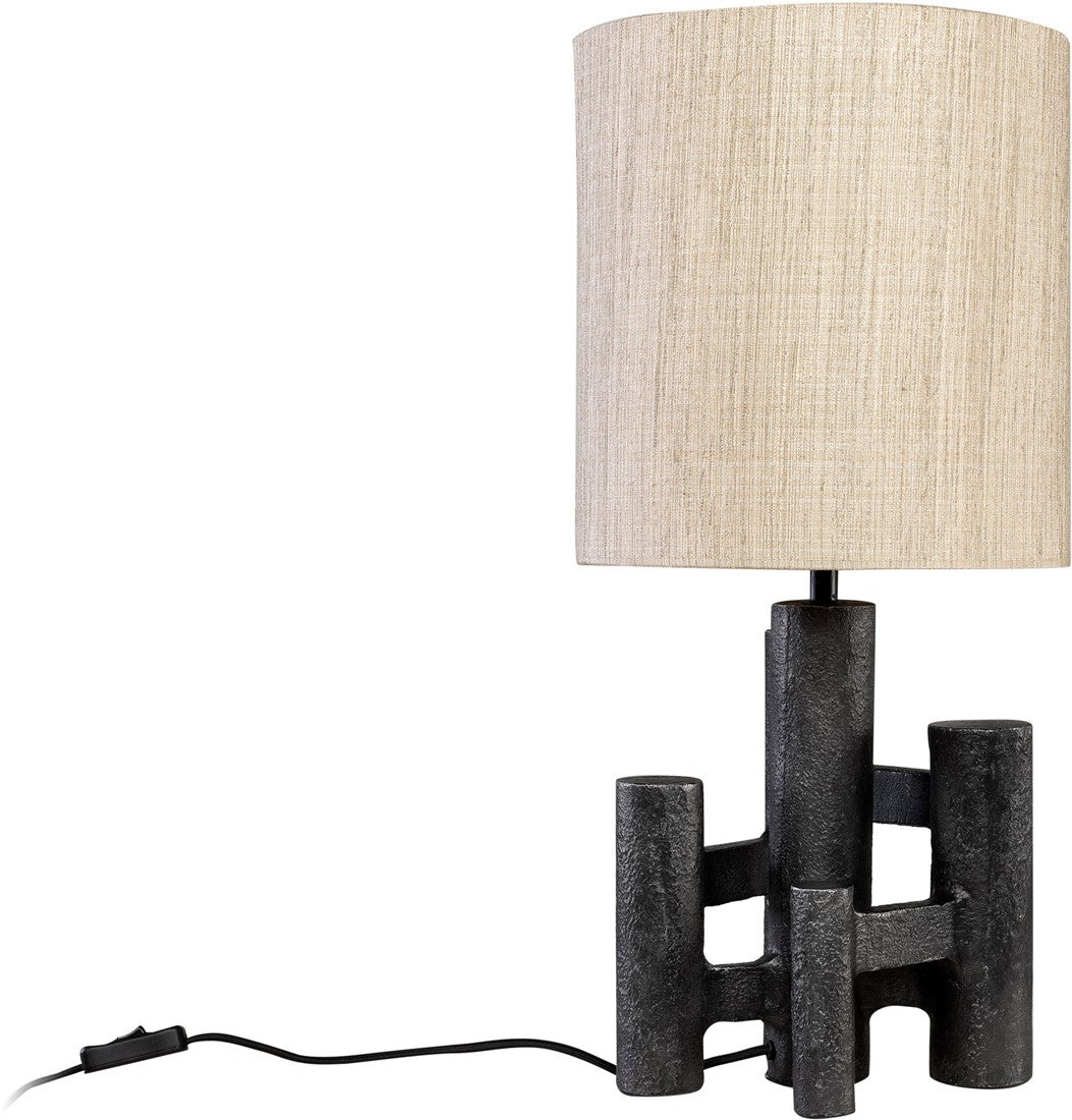 Shad Black Antique Table Lamp