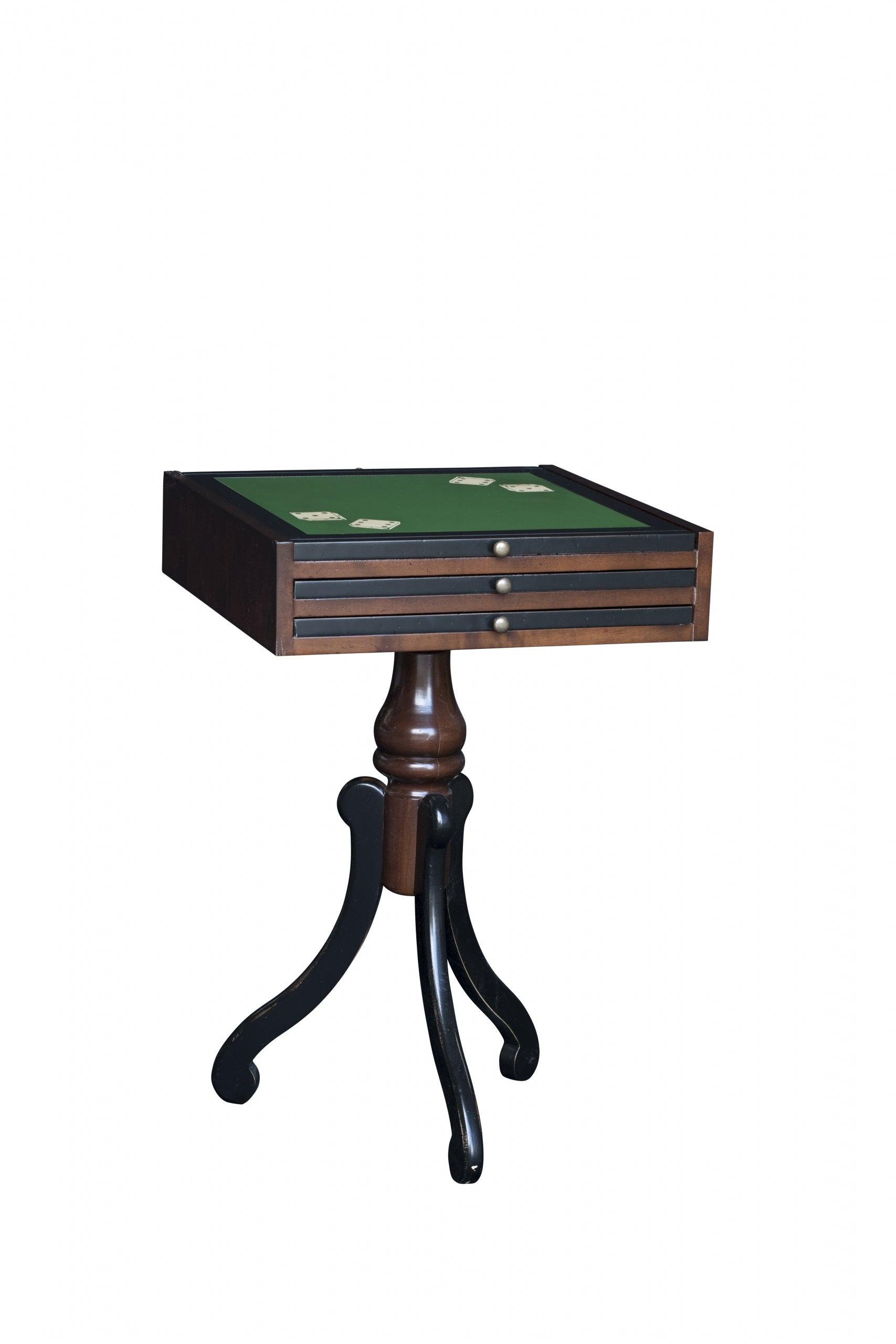 Side Table with Game Board Lime Wood by Authentic Models - Maison Rêves UK