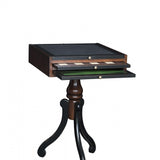 Side Table with Game Board Lime Wood by Authentic Models - Maison Rêves UK