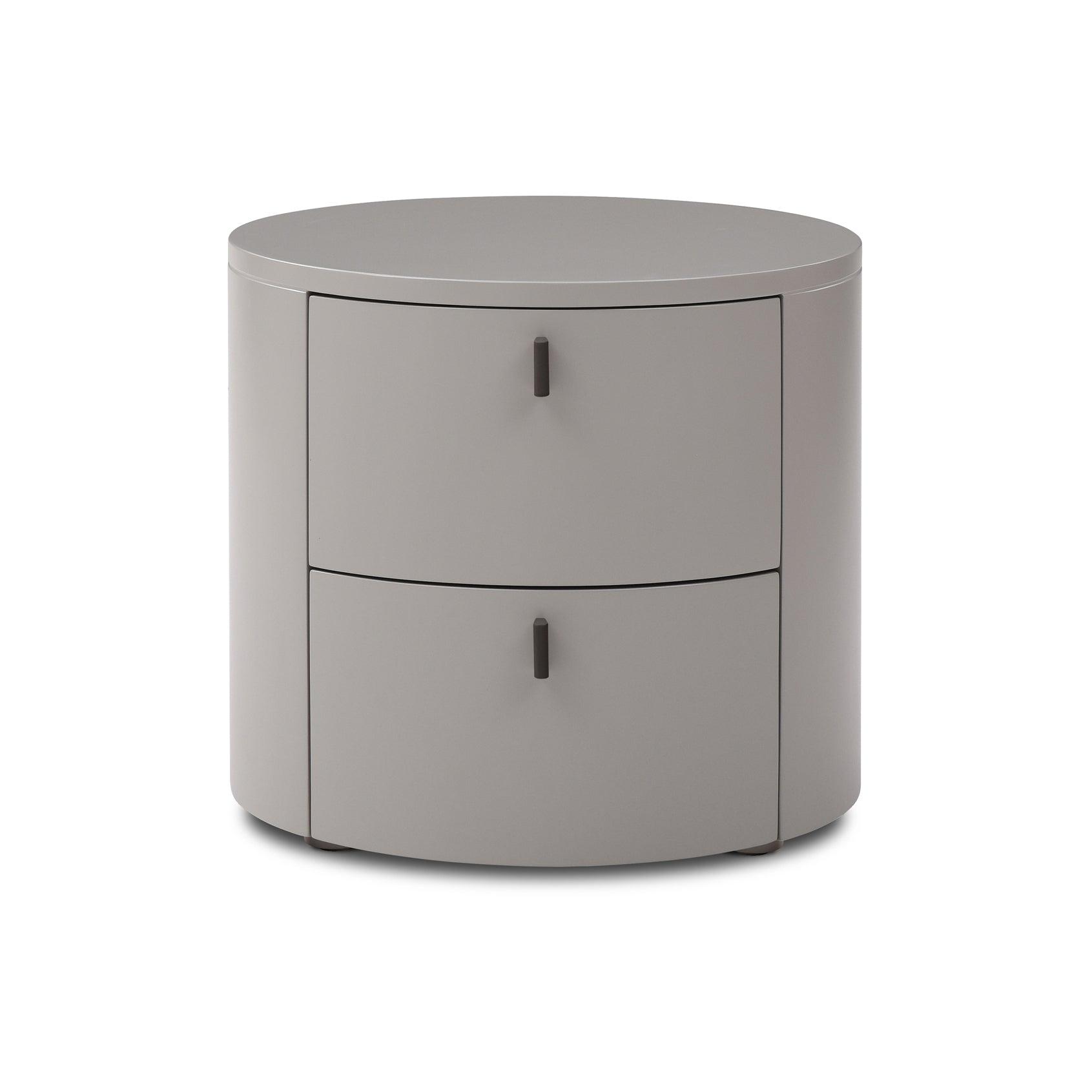 Sims Bedside - Matte Grey - Maison Rêves UK