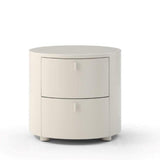 Sims Bedside Table - Matte Beige - Maison Rêves UK