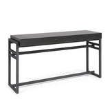 Skaff Console Table - Black - Maison Rêves UK