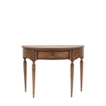 Solanis Demi Lune Mindi Wood Console Table - Maison Rêves UK