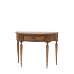 Solanis Demi Lune Mindi Wood Console Table - Maison Rêves UK