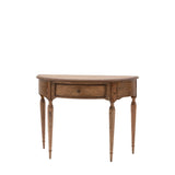 Solanis Demi Lune Mindi Wood Console Table - Maison Rêves UK