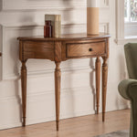 Solanis Demi Lune Mindi Wood Console Table - Maison Rêves UK