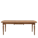 Solanis Extendable Mindi Wood Dining Table - Maison Rêves UK