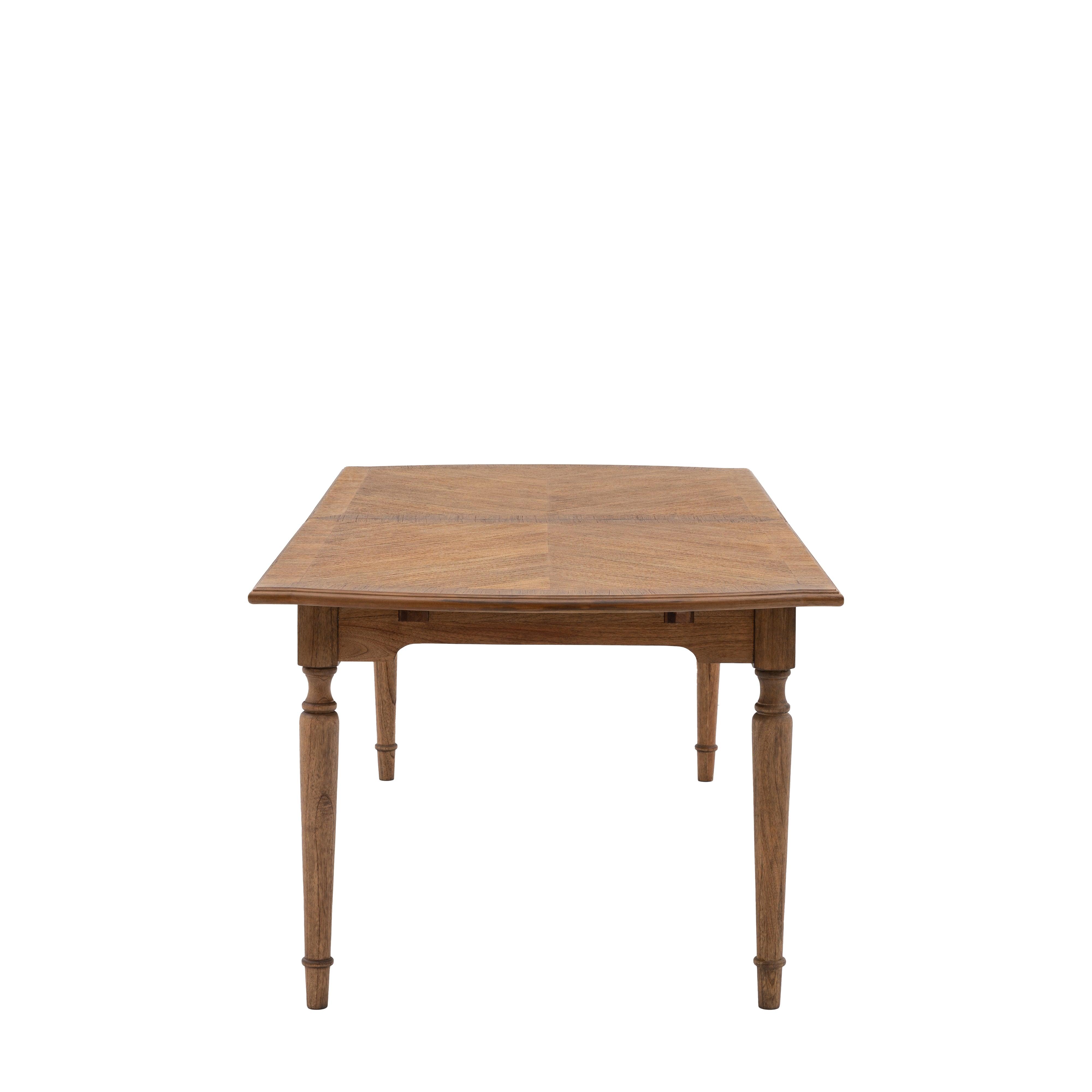 Solanis Extendable Mindi Wood Dining Table - Maison Rêves UK
