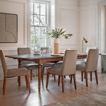 Solanis Extendable Mindi Wood Dining Table - Maison Rêves UK