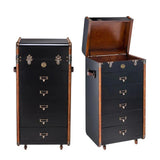 Stateroom Mahogany Wood Drawers Large by Authentic Models - Maison Rêves UK