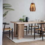 Stella Oak Dining Table Large - Maison Rêves UK