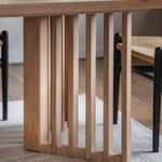 Stella Oak Dining Table Large - Maison Rêves UK