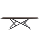 Strata Angle Dark Walnut Dining Table by Eccotrading Design London - Interitower | UK 