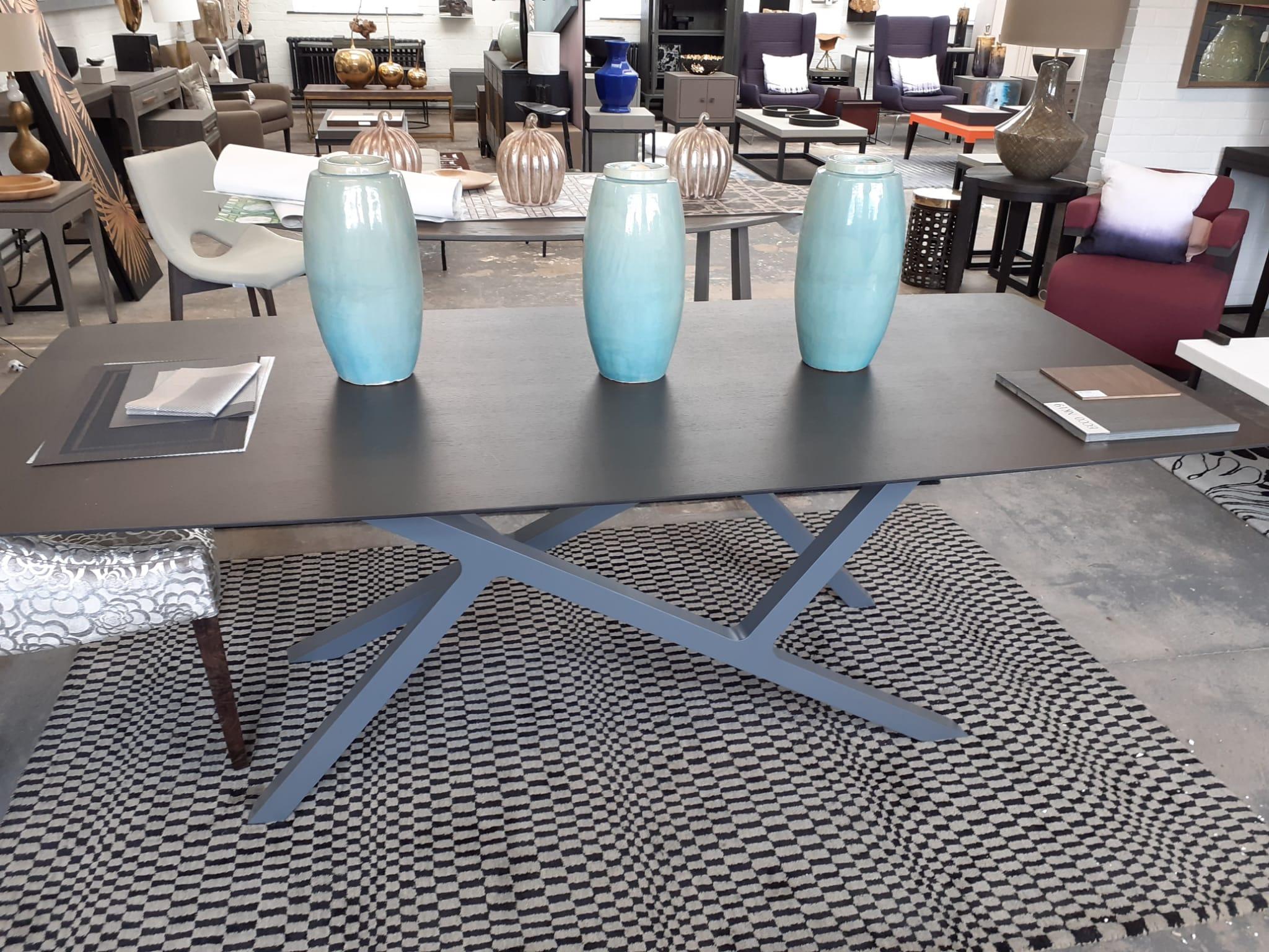 Strata Angle Dark Walnut Dining Table by Eccotrading Design London - Interitower | UK 