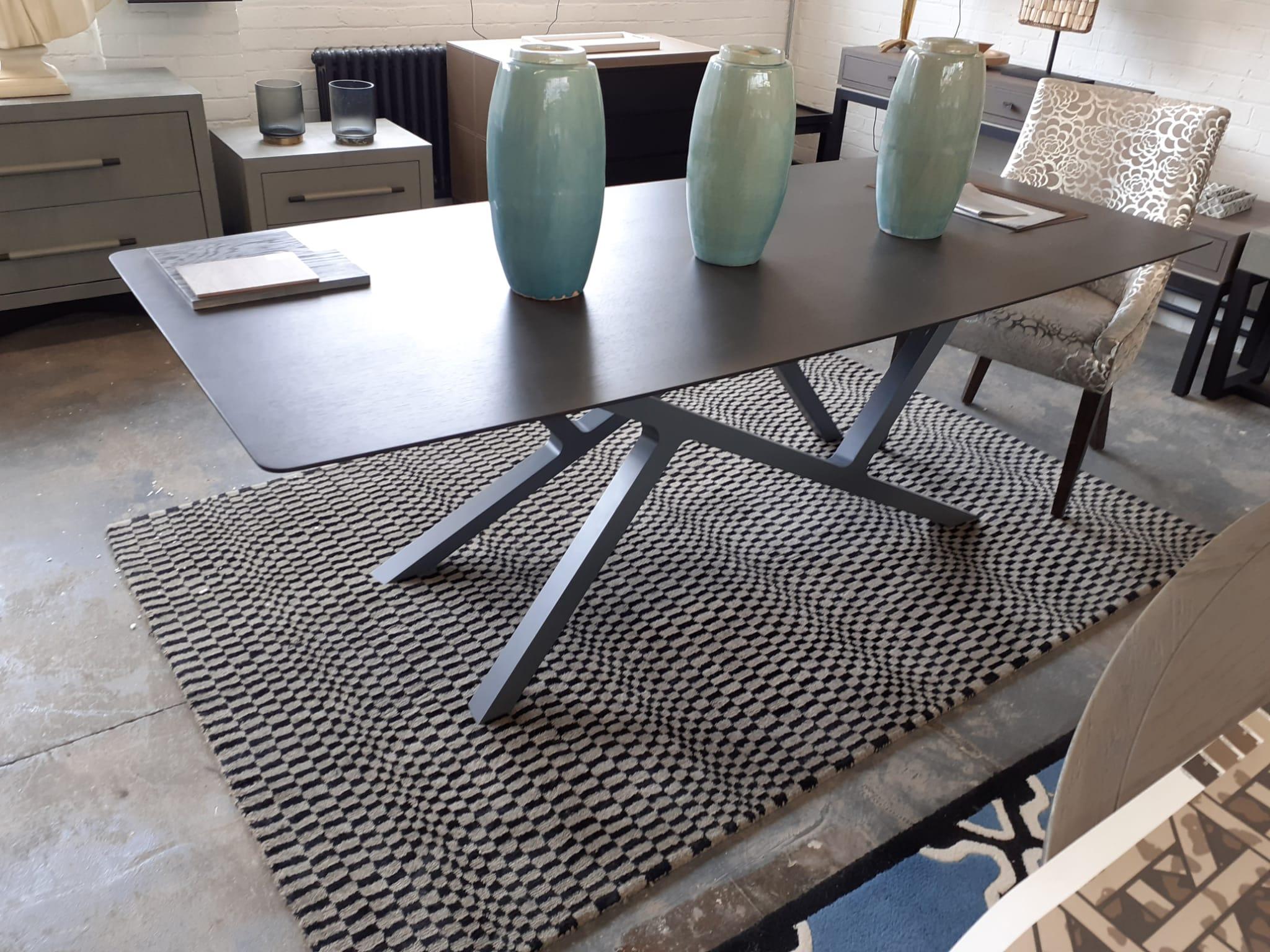 Strata Angle Dark Walnut Dining Table by Eccotrading Design London - Interitower | UK 