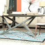 Strata Angle Dark Walnut Dining Table by Eccotrading Design London - Interitower | UK 