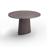 Strata Round Walnut Dining Table 120cm by Eccotrading Design London - Maison Rêves UK