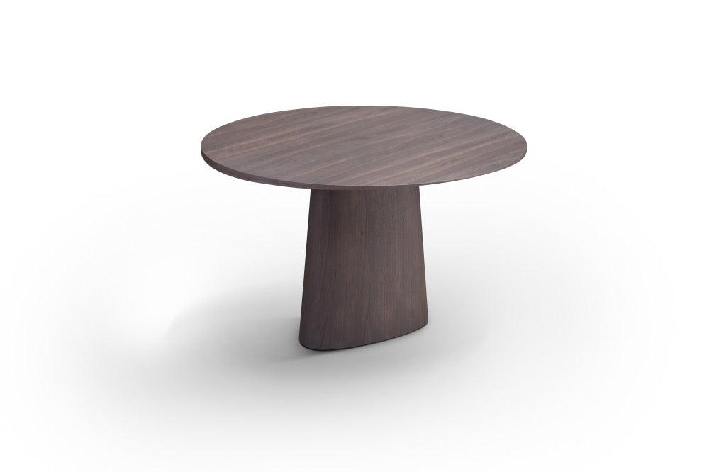 Strata Round Walnut Dining Table 120cm by Eccotrading Design London - Maison Rêves UK