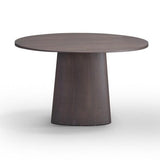 Strata Round Walnut Dining Table 120cm by Eccotrading Design London - Maison Rêves UK