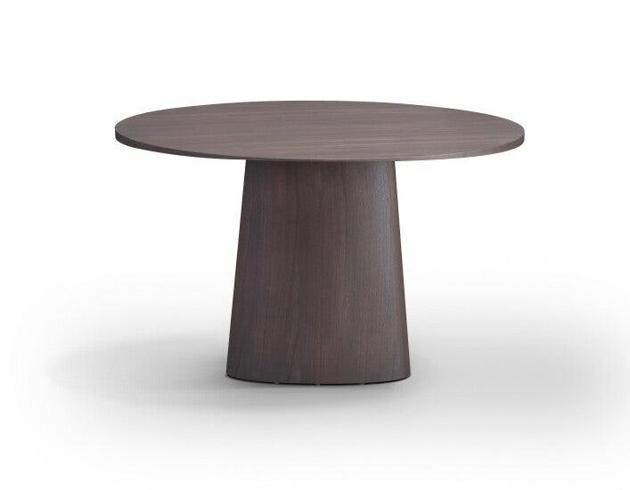 Strata Round Walnut Dining Table 120cm by Eccotrading Design London - Maison Rêves UK
