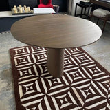 Strata Round Walnut Dining Table 120cm by Eccotrading Design London - Maison Rêves UK