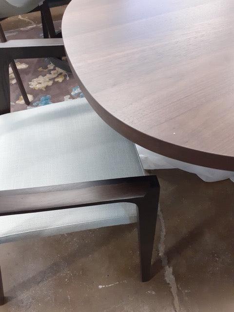 Strata Round Walnut Dining Table 120cm by Eccotrading Design London - Maison Rêves UK