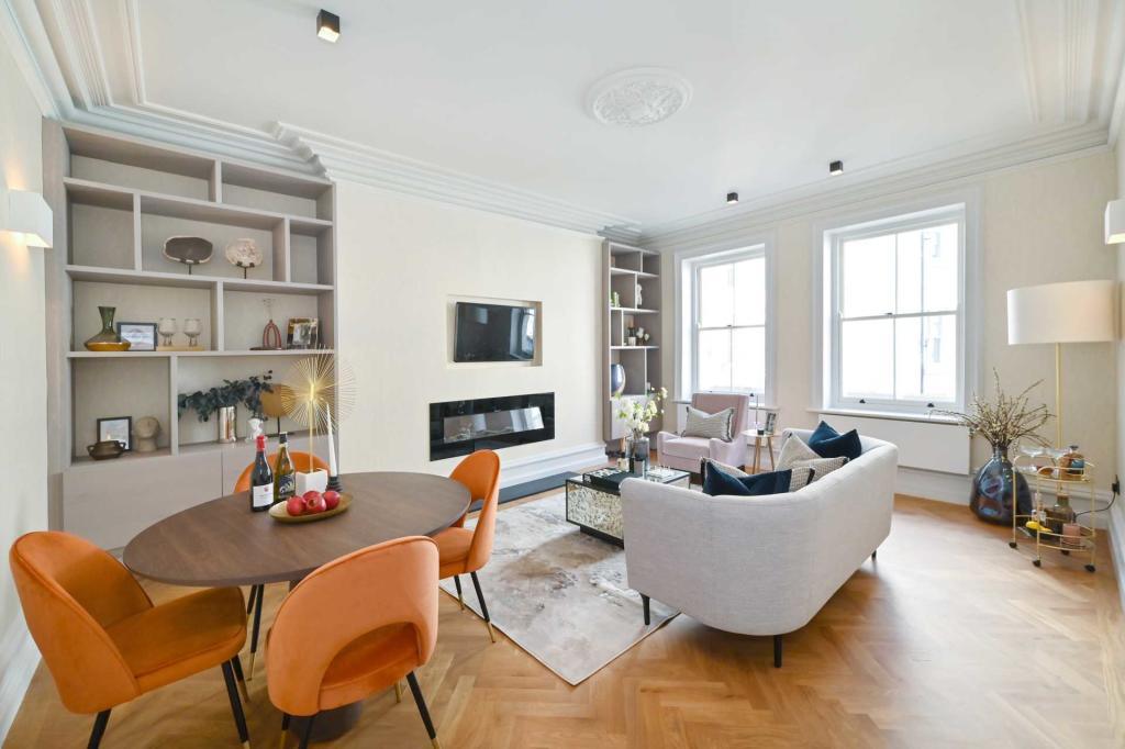 Strata Round Walnut Dining Table 120cm by Eccotrading Design London - Maison Rêves UK