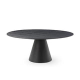 Tavamo 180 Dining Table - Black Oak - Maison Rêves UK