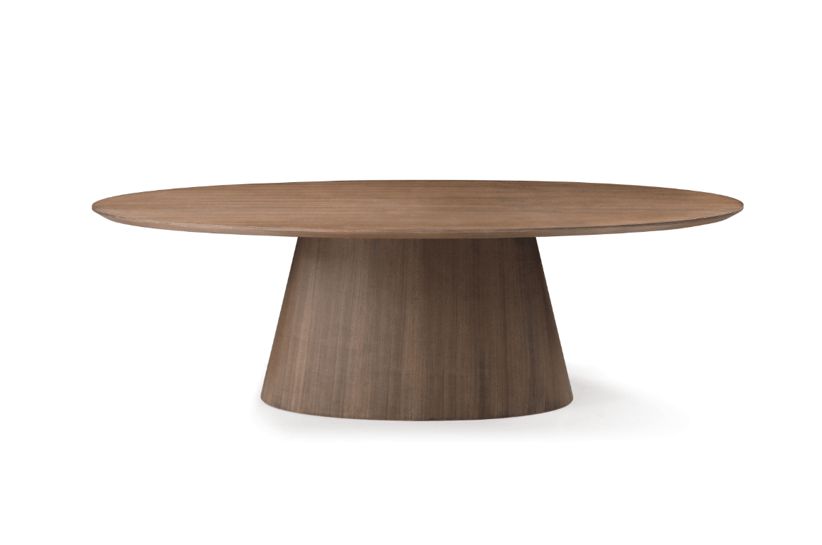 Tavamo Dining Table - Oval - Walnut - Maison Rêves UK