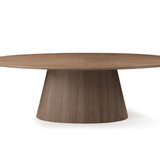 Tavamo Dining Table - Oval - Walnut - Maison Rêves UK