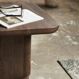 Toke Stained Brown Mango Wood Coffee Table by Nordal - Maison Rêves UK