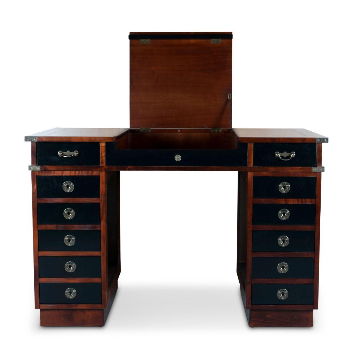 Travel Desk Madras Mahognay Wood by Authentic Models - Maison Rêves UK