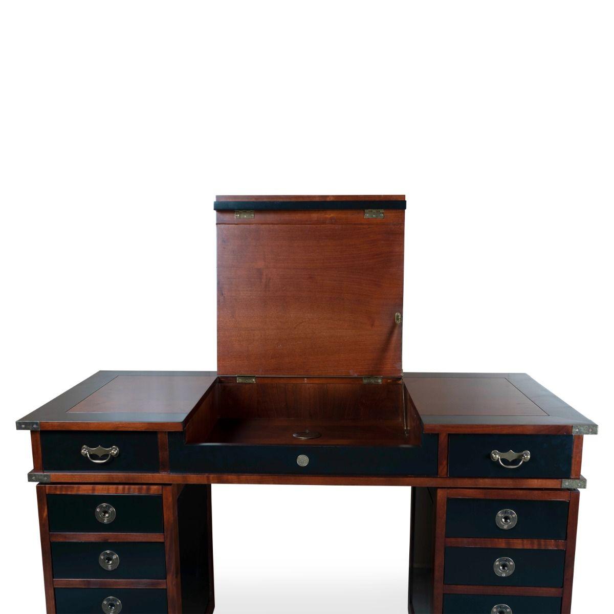 Travel Desk Madras Mahognay Wood by Authentic Models - Maison Rêves UK