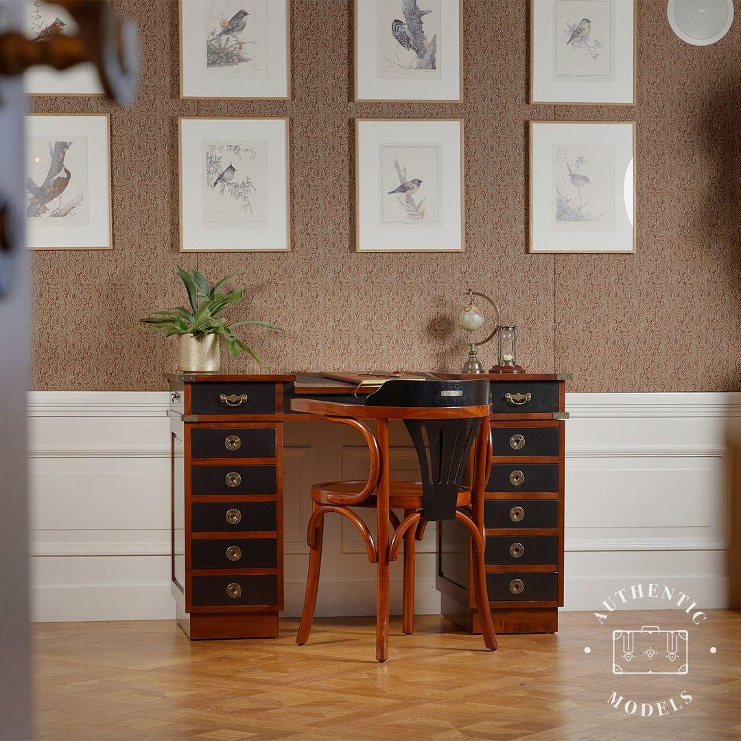Travel Desk Madras Mahognay Wood by Authentic Models - Maison Rêves UK