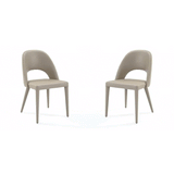 Van Dining Chair - Dark Marble - Set of 2 - Maison Rêves UK