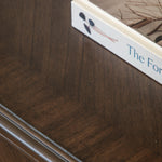 Verdanta 2 Door/1 Drawer Dark Mindi Wood Sideboard - Maison Rêves UK