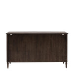Verdanta 3 Door/3 Drawer Dark Mindi Wood Sideboard - Maison Rêves UK