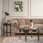 Verdanta Dark Mindi Wood Side Table - Maison Rêves UK