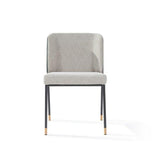 Victor Dining Chair - Enzimi Cream - Set of 2 - Maison Rêves UK