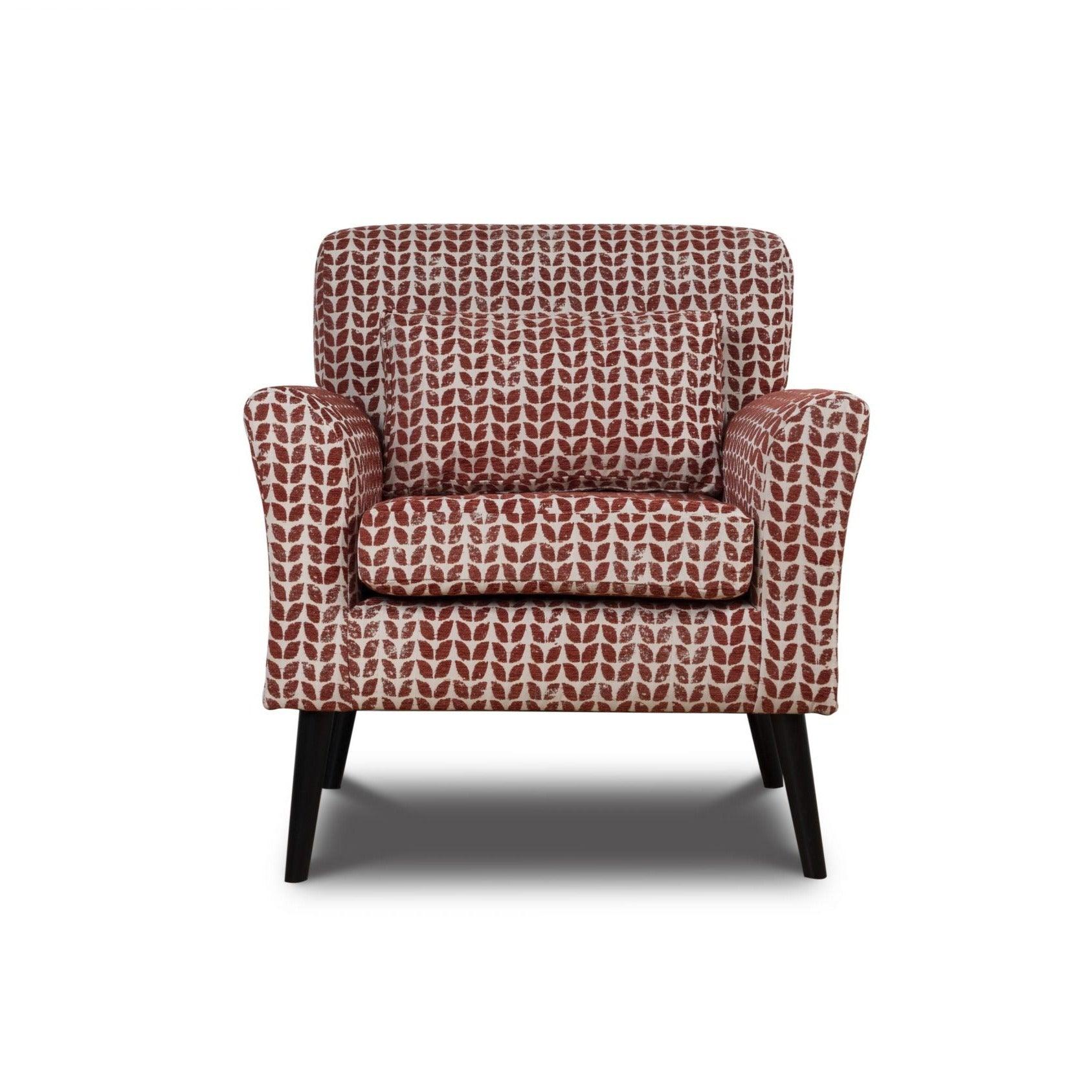 Warnborough Club Chair - Red by DI Designs - Maison Rêves UK