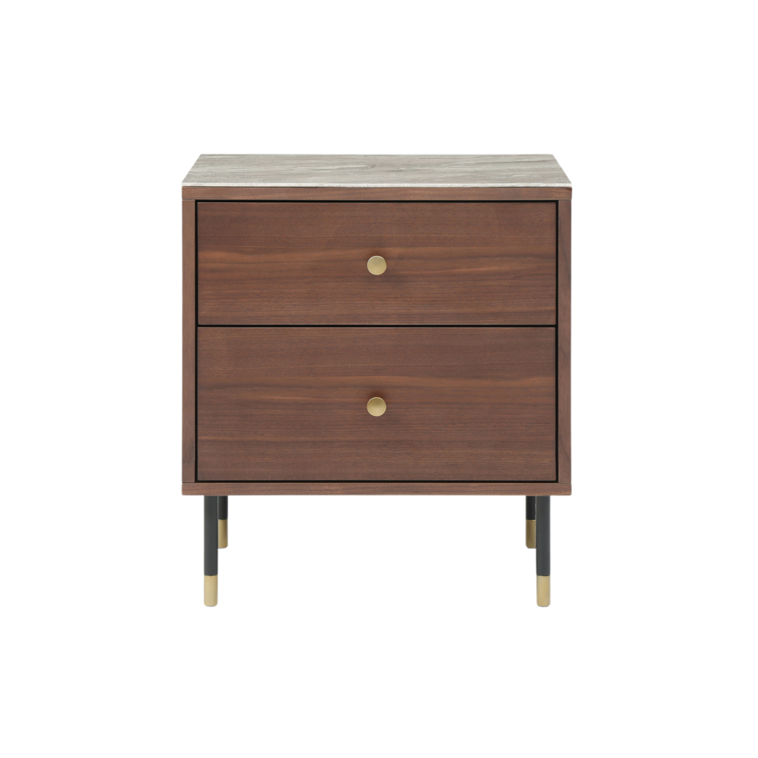 Willow Bedside Double Drawer by Twenty10 Designs