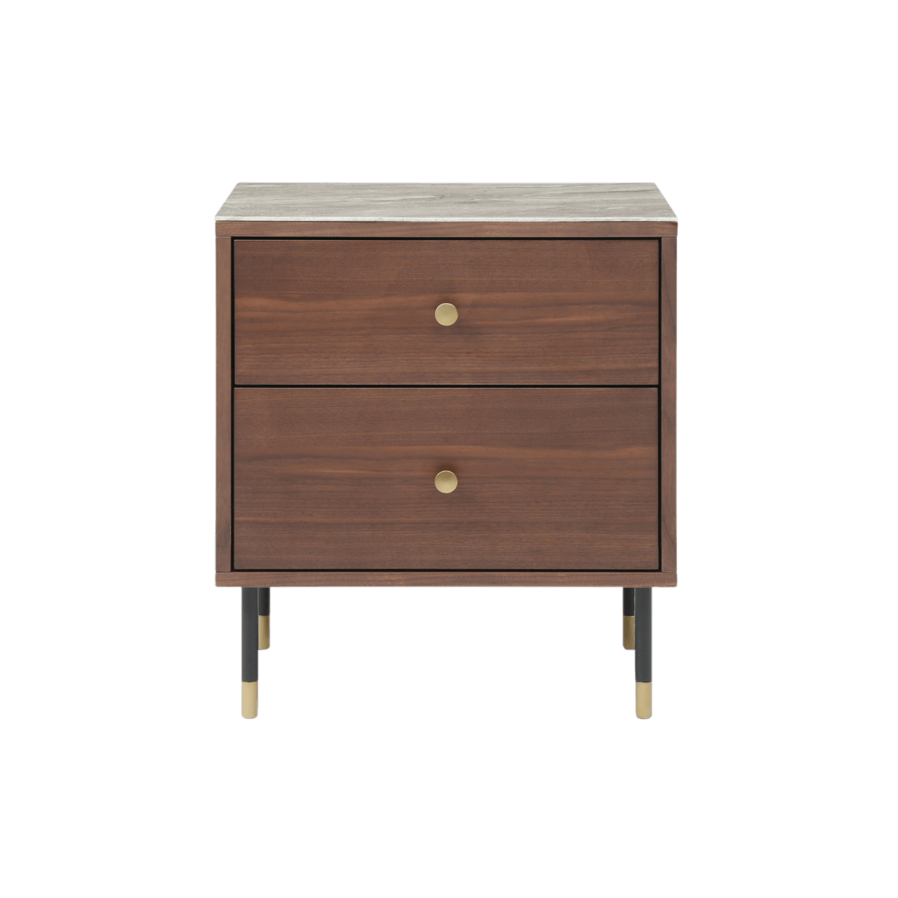 Willow Bedside Double Drawer by Twenty10 Designs - Maison Rêves UK